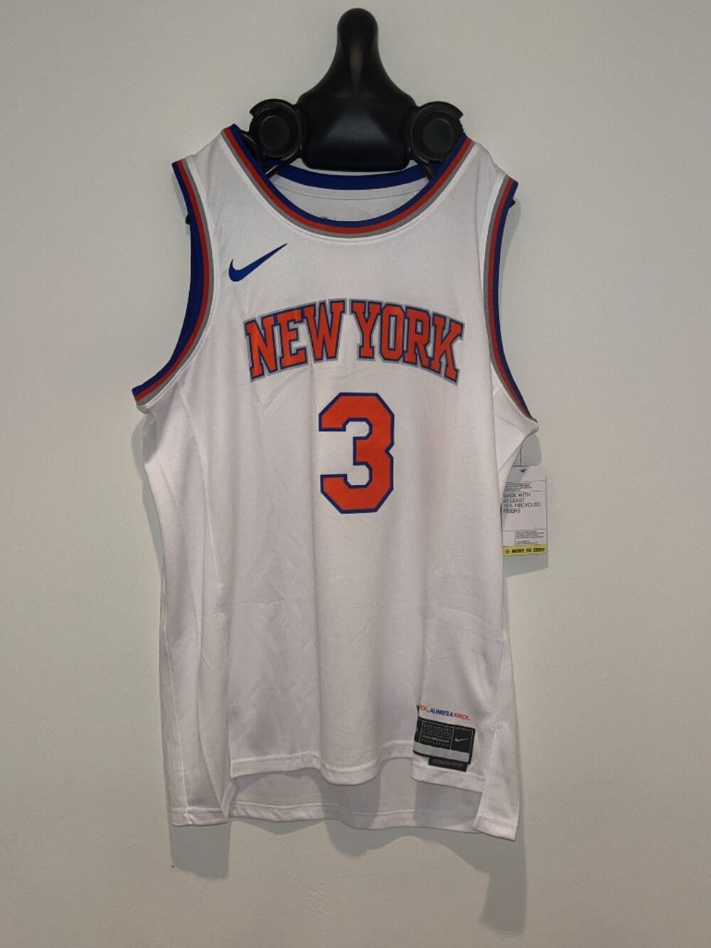 Josh Hart #3 New York Knicks 2026 Finals Jersey White Jersey NWT Men's Medium